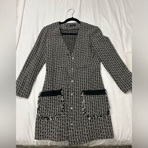 Long sleeve mini dress